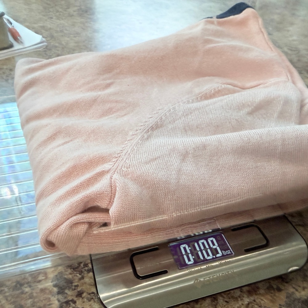 The Webster at Target Pink Colorblock Cardigan Sweater Gold Buttons XL 251030718 - Picture 8 of 8